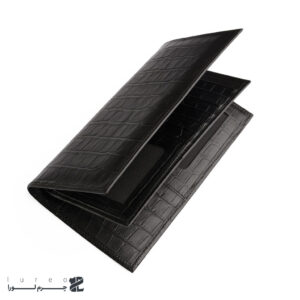 Alternative view of کیف پول کتی چرم کروکودیل مشکی