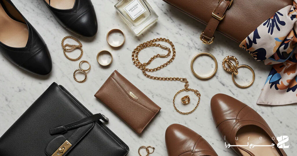 ست کامل کیف، کفش و کمربند چرمی طبیعی برای استایل مردانه و زنانه