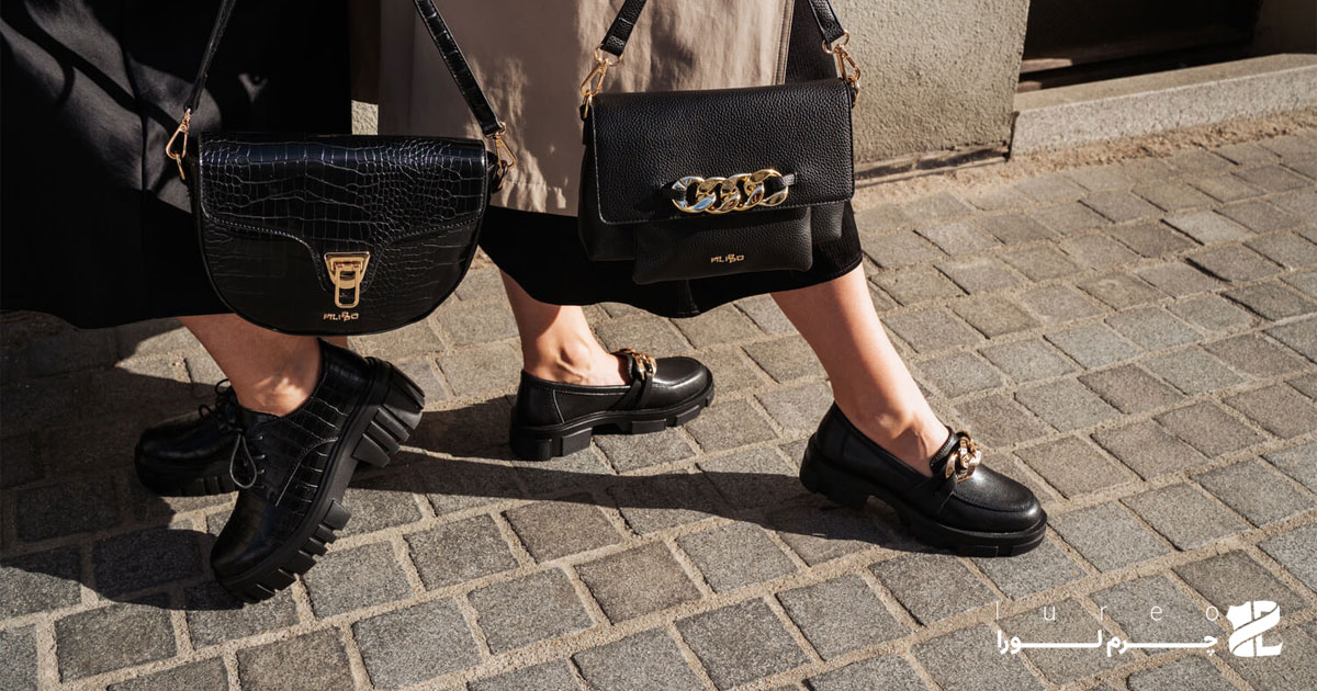 ست کامل کیف، کفش و کمربند چرمی برای استایل زنانه